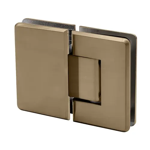 Preston Series 180 Degree Glass to Glass Hinge - Brushed Bronze