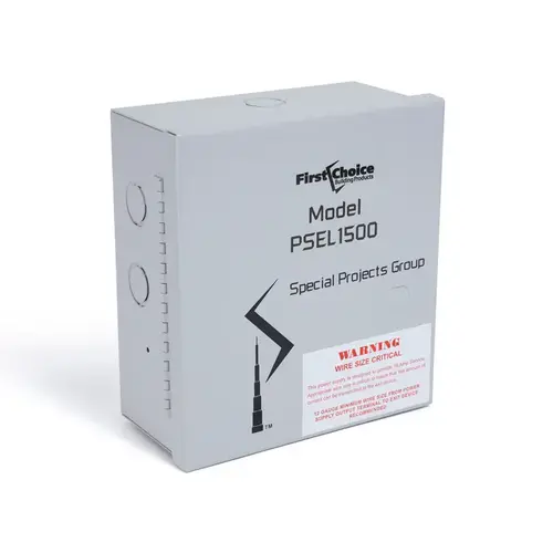 First Choice Power Supply for Single Door Application First Choice Power Supply for Single Door Application