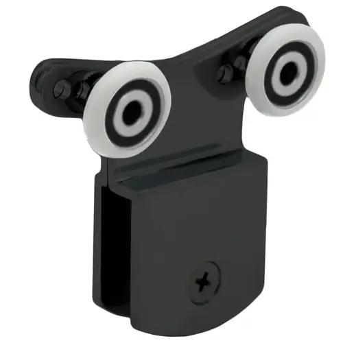Premium Series Hanger Bracket With Rollers - Matte Black Premium Series Hanger Bracket With Rollers - Matte Black