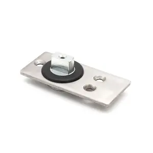 FHC PF402BS Floor Mounted Pivot Fixed Spindle Free-Swing - Brushed Stainless