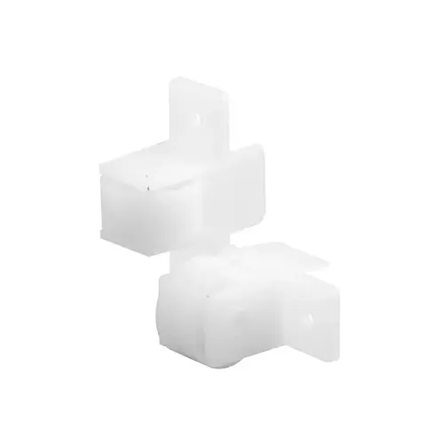 15/16" - White Nylon Drawer Guide Twin Roller Assembly - pack of 2 15/16" - White Nylon Drawer Guide Twin Roller Assembly - pack of 2
