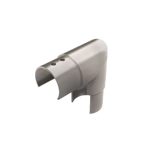 Top Rail Fitting - 1.9" Diameter 90 Degree - Brushed Stainless Top Rail Fitting - 1.9" Diameter 90 Degree - Brushed Stainless