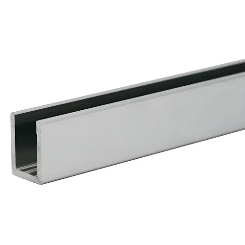 FHC SUCD14BA Classic U-Channel, 1/4" Glass Thickness, 95" Length, Brite Anodized Finish Classic U-Channel, 1/4" Glass Thickness, 95" Length, Brite Anodized Finish