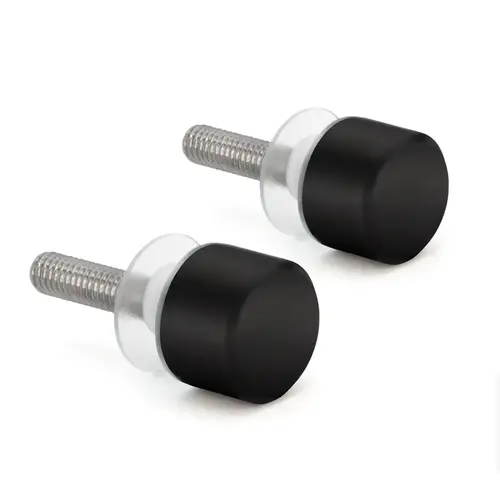 Pull/Towel Bar - "Tall" Stud Replacement Cap - Matte Black Pull/Towel Bar - "Tall" Stud Replacement Cap - Matte Black