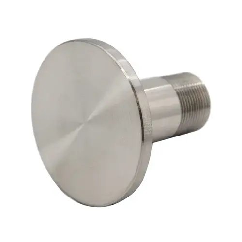 Replacement Caps For 1.9" O.D. Pipe Rail - Brushed Stainless