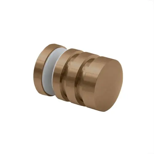 Single Sided Modern Knob - Brushed Bronze Single Sided Modern Knob - Brushed Bronze