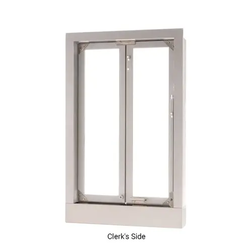 Manual Bi-Fold Window - 24" x 38-1/2" - Satin Anodized Manual Bi-Fold Window - 24" x 38-1/2" - Satin Anodized