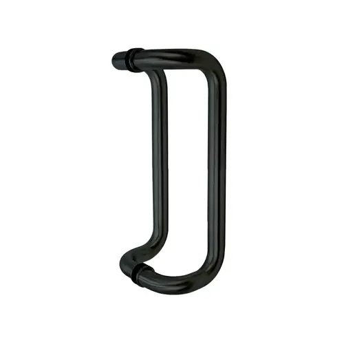 10" Offset Pull - 1" Diameter Back-to-Back Pull Handles - Matte Black 10" Offset Pull - 1" Diameter Back-to-Back Pull Handles - Matte Black