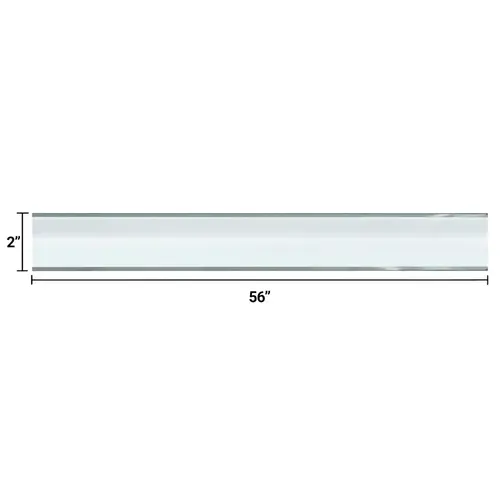 2" x 56" 2-Sided Beveled Clear Glass Mirror - pack of 4 2" x 56" 2-Sided Beveled Clear Glass Mirror - pack of 4