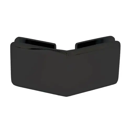 FHC CBU1350RB Beveled 135 Degree Glass-To-Glass Clamp, Brass Material, 3/8" to 1/2" Glazing Thickness, Oil Rubbed Bronze Finish Beveled 135 Degree Glass-To-Glass Clamp, Brass Material, 3/8" to 1/2" Glazing Thickness, Oil Rubbed Bronze Finish