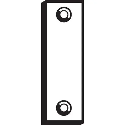 Flush Bolt Filler Plate Duro Coated Flush Bolt Filler Plate Duro Coated