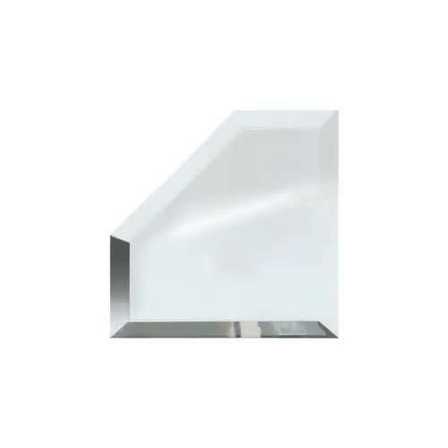 2" Corner All Sides Beveled Mitered Clear Mirror Glass 2" Corner All Sides Beveled Mitered Clear Mirror Glass