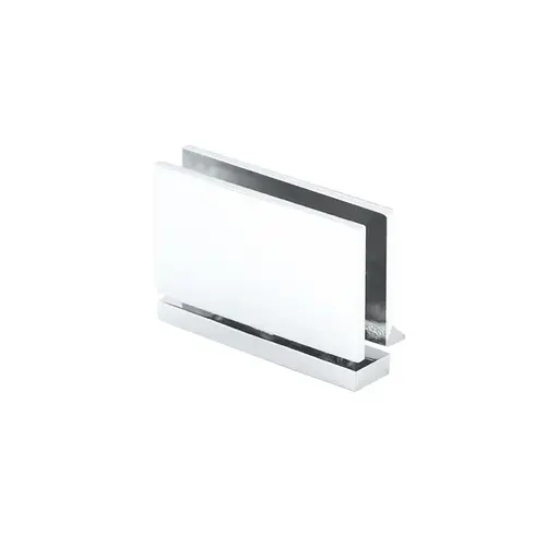 Cambria Series Pivot Hinge with Rear Drip Plate for 3/8" Glass - Polished Chrome Cambria Series Pivot Hinge with Rear Drip Plate for 3/8" Glass - Polished Chrome