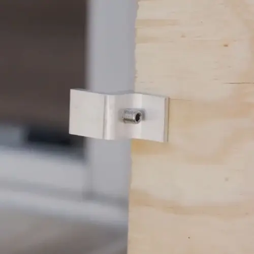 Commercial Storefront Board-Up Clip Secure Internal Applied Commercial Storefront Board-Up Clip Secure Internal Applied