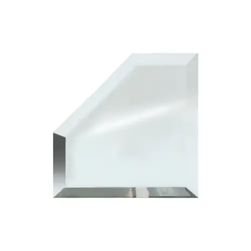 3" Corner All Sides Beveled Mitered Clear Mirror Glass