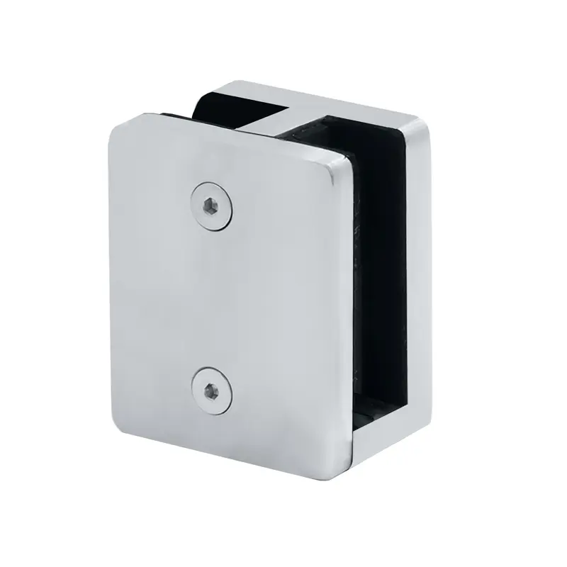 FHC GrandVue Series Pressure Fit Bottom Center Glass Clamp For 1/2 - 9/16 Thick Glass - Polished Stainless GV12BCPS FHC GrandVue Series Pressure Fit Bottom Center Glass Clamp For 1/2 - 9/16 Thick Glass - Polished Stainless GV12BCPS