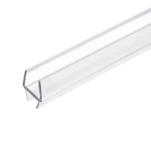 Clear Soft Fin 'H' Wipe For 1/2" Glass 95" Length Clear Soft Fin 'H' Wipe For 1/2" Glass 95" Length