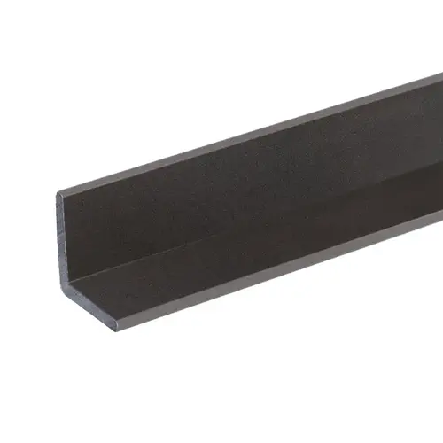 Black 1/2" X 1/2" "L" Angle Jamb Without Tape 60" Length Black 1/2" X 1/2" "L" Angle Jamb Without Tape 60" Length