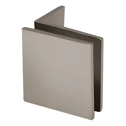 FHC CSU6BN Square Wall Mount Glass Clamps with Small Leg, Brass Material, 3/8" to 1/2" Glazing Thickness, Brushed Nickel Finish Square Wall Mount Glass Clamps with Small Leg, Brass Material, 3/8" to 1/2" Glazing Thickness, Brushed Nickel Finish