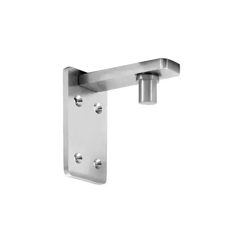 Gate Pivot for Frameless Gate 2-3/4" Standard Setback - Polished Stainless Gate Pivot for Frameless Gate 2-3/4" Standard Setback - Polished Stainless