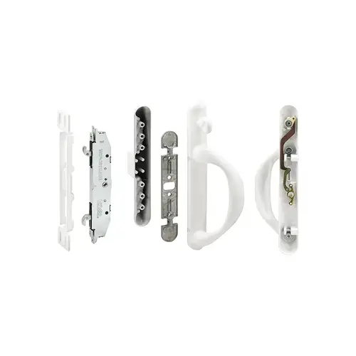 White Diecast - Mortise System Right Hand Patio Door Handle White Diecast - Mortise System Right Hand Patio Door Handle
