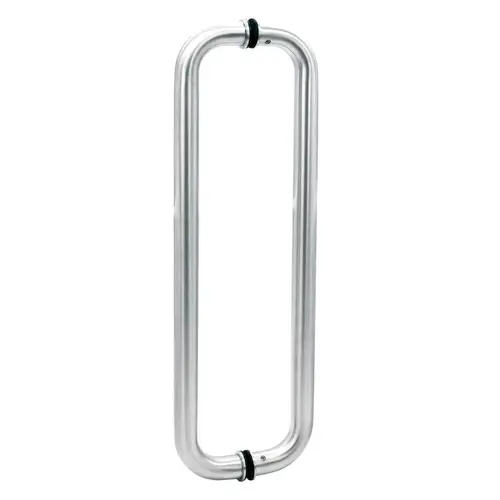 18" Pull - 1" Diameter Back To Back Pull Handles - Satin Anodized 18" Pull - 1" Diameter Back To Back Pull Handles - Satin Anodized