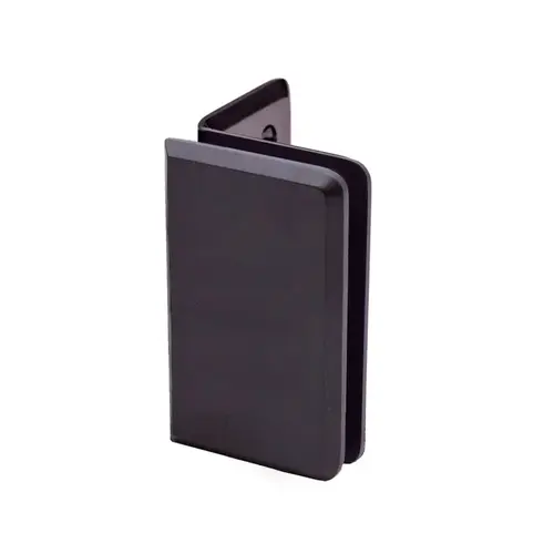 Preston Glass Clamp, Brass Material, 3/8" To 1/2" Glazing Thickness, Wall Bracket Mounting Type, Oil Rubbed Bronze Finish