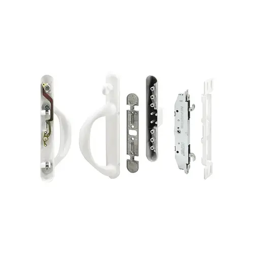White Diecast - Mortise System Left Hand Patio Door Handle (Single Pack)