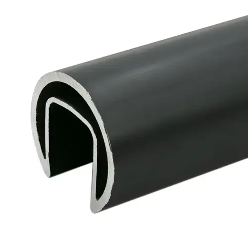 1.9" Round Cap Rail Sample Kit 12" Long - Matte Black 1.9" Round Cap Rail Sample Kit 12" Long - Matte Black