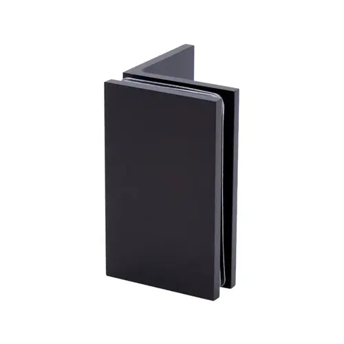 Glendale Glass Clamp Square Wall Mount, Brass Material, 3/8" To 1/2" Glazing Thickness, Oil Rubbed Bronze Finish