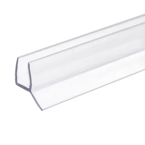 Clear 3/8" Glass Door Edge Seal 95" Length - pack of 10 Clear 3/8" Glass Door Edge Seal 95" Length - pack of 10