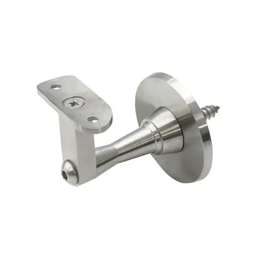 Highland Series Bracket Wall Mounted Handrail - Brushed Stainless Highland Series Bracket Wall Mounted Handrail - Brushed Stainless