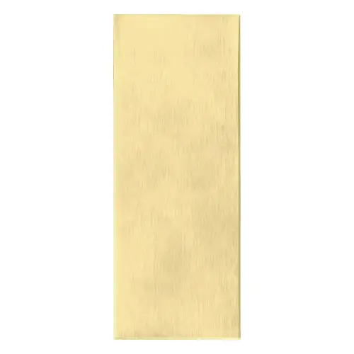 1-3/4" X 4" Header End Cap - Satin Brass 1-3/4" X 4" Header End Cap - Satin Brass