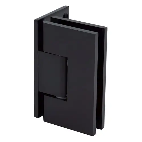 Venice Series Wall Mount Hinge, Brass and Stainless Steel Material, 3/8" to 1/2" Glazing Thickness, Oil Rubbed Bronze Finish
