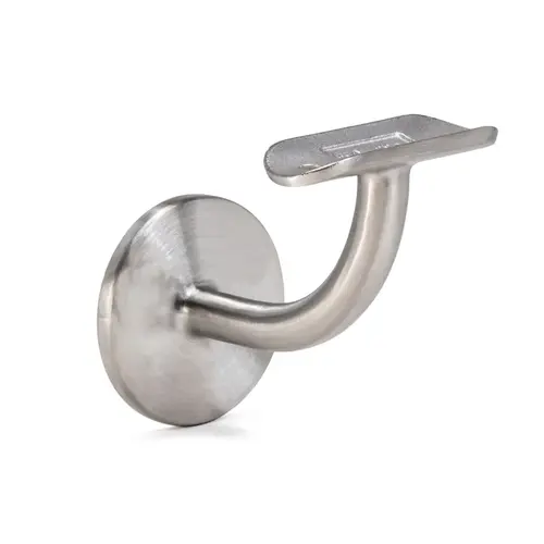 Wall Mounted Handrail Bracket Elbow with Concealed Fastener - Brushed Stainless 316 Wall Mounted Handrail Bracket Elbow with Concealed Fastener - Brushed Stainless 316