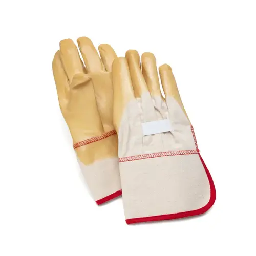 Gauntlet Cuff Smooth Natural Rubber Gloves Pair Gauntlet Cuff Smooth Natural Rubber Gloves Pair