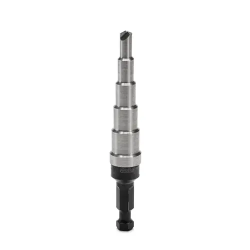 Unibit Step Drill Bit Size: 6 Hole Sizes Unibit Step Drill Bit Size: 6 Hole Sizes