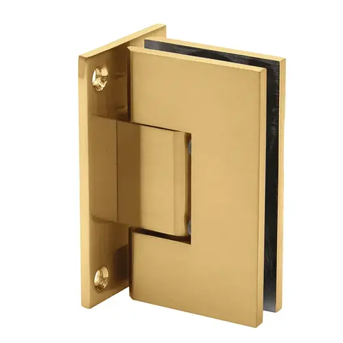 FHC VENF5SBM Venice Square 5 Degree Positive Close Wall Mount Hinge Full Back Plate, Brass with Stainless Steel Back Plate, Satin Brass Finish Venice Square 5 Degree Positive Close Wall Mount Hinge Full Back Plate, Brass with Stainless Steel Back Plate, Satin Brass Finish
