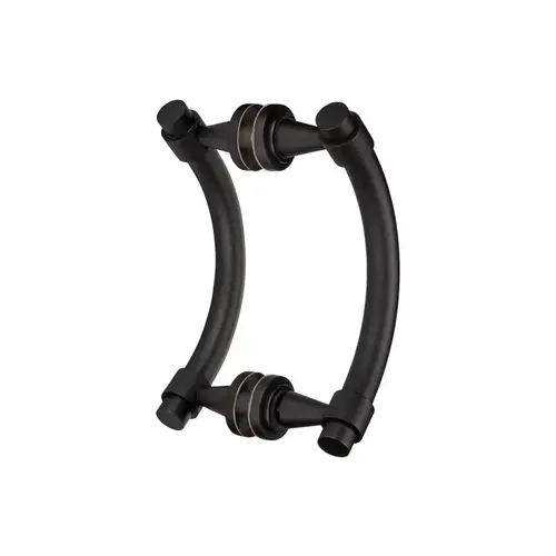 Opulent Series 6" Back-to-Back Offset Pull - Matte Black Opulent Series 6" Back-to-Back Offset Pull - Matte Black