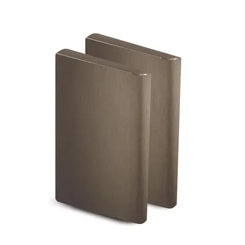 Shower Door Hinge Limit Plates 2.5mm Thick - Brushed Bronze Shower Door Hinge Limit Plates 2.5mm Thick - Brushed Bronze