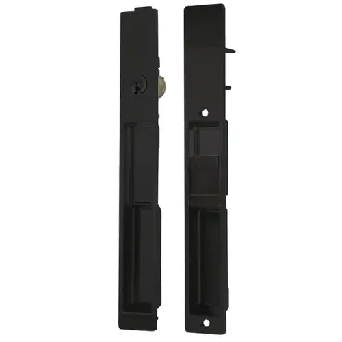 Adams Rite 4190 Series Flush Lockset with Keyed Alike Cylinder - Matte Black