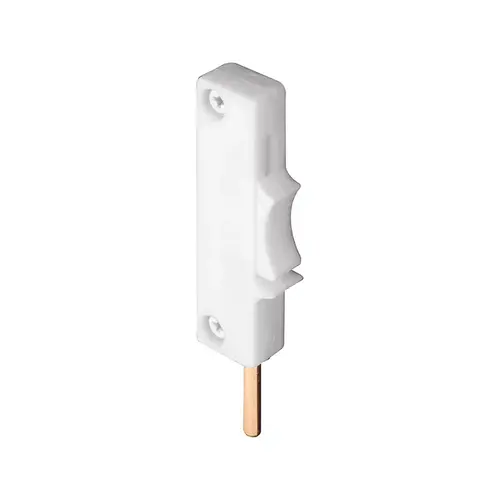 White - Plastic - Sliding Window Lock - Edge Mount (Single Pack) White - Plastic - Sliding Window Lock - Edge Mount (Single Pack)