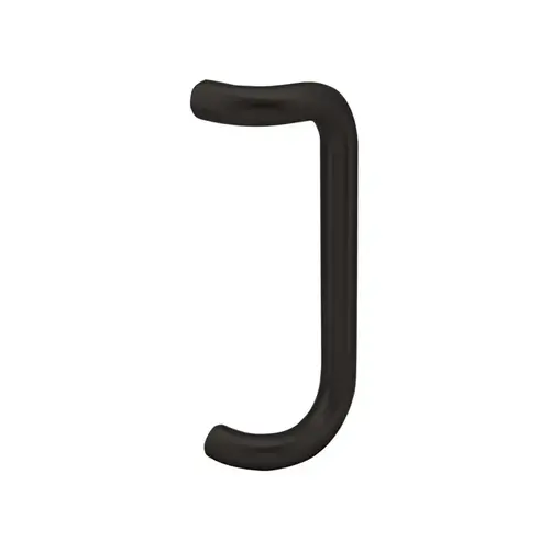 Single Offset 10" Pull with Thru Bolt - Dark Bronze Anodized Single Offset 10" Pull with Thru Bolt - Dark Bronze Anodized