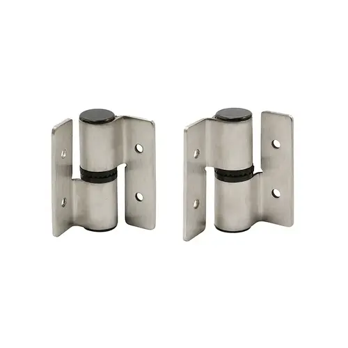 Surface Mounted Hinge Set - Universal - Stainless Steel Surface Mounted Hinge Set - Universal - Stainless Steel