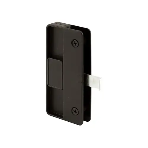 Sliding Screen Door Latch And Pull - 3" Hole Center - Black Plastic With Steel Latch - Mortise Install (Single Pack) Sliding Screen Door Latch And Pull - 3" Hole Center - Black Plastic With Steel Latch - Mortise Install (Single Pack)
