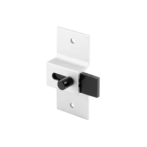 Surface Mounted Slide Latch - Clear Anodized Surface Mounted Slide Latch - Clear Anodized