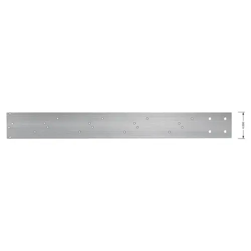 4" x 36" Right Hand Prepped Outrigger 1/4" Thick for Airfoil Blade - Mill Finish 4" x 36" Right Hand Prepped Outrigger 1/4" Thick for Airfoil Blade - Mill Finish