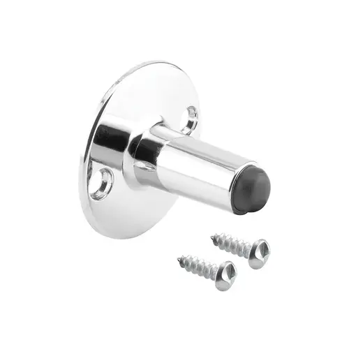 Door Stop - 2" Projection - Zamak (Cast Construction) - Chrome Plated Finish (Single Pack) Door Stop - 2" Projection - Zamak (Cast Construction) - Chrome Plated Finish (Single Pack)