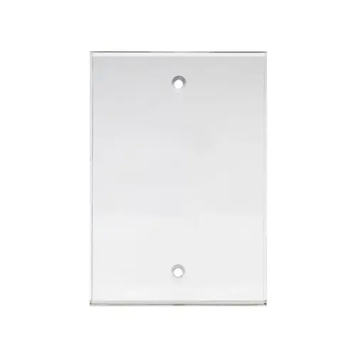 Clear Single Blank Acrylic Mirror Plate Clear Single Blank Acrylic Mirror Plate