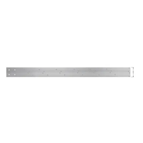6" x 48" Left Hand Prepped Outrigger 1/4" Thick Aluminum for Airfoil Blade - Mill Finish